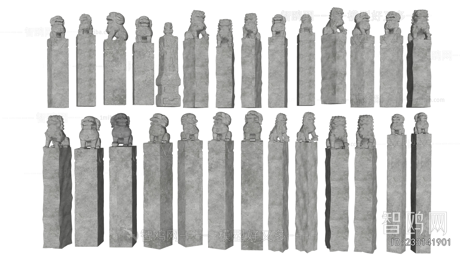 Chinese Style Column