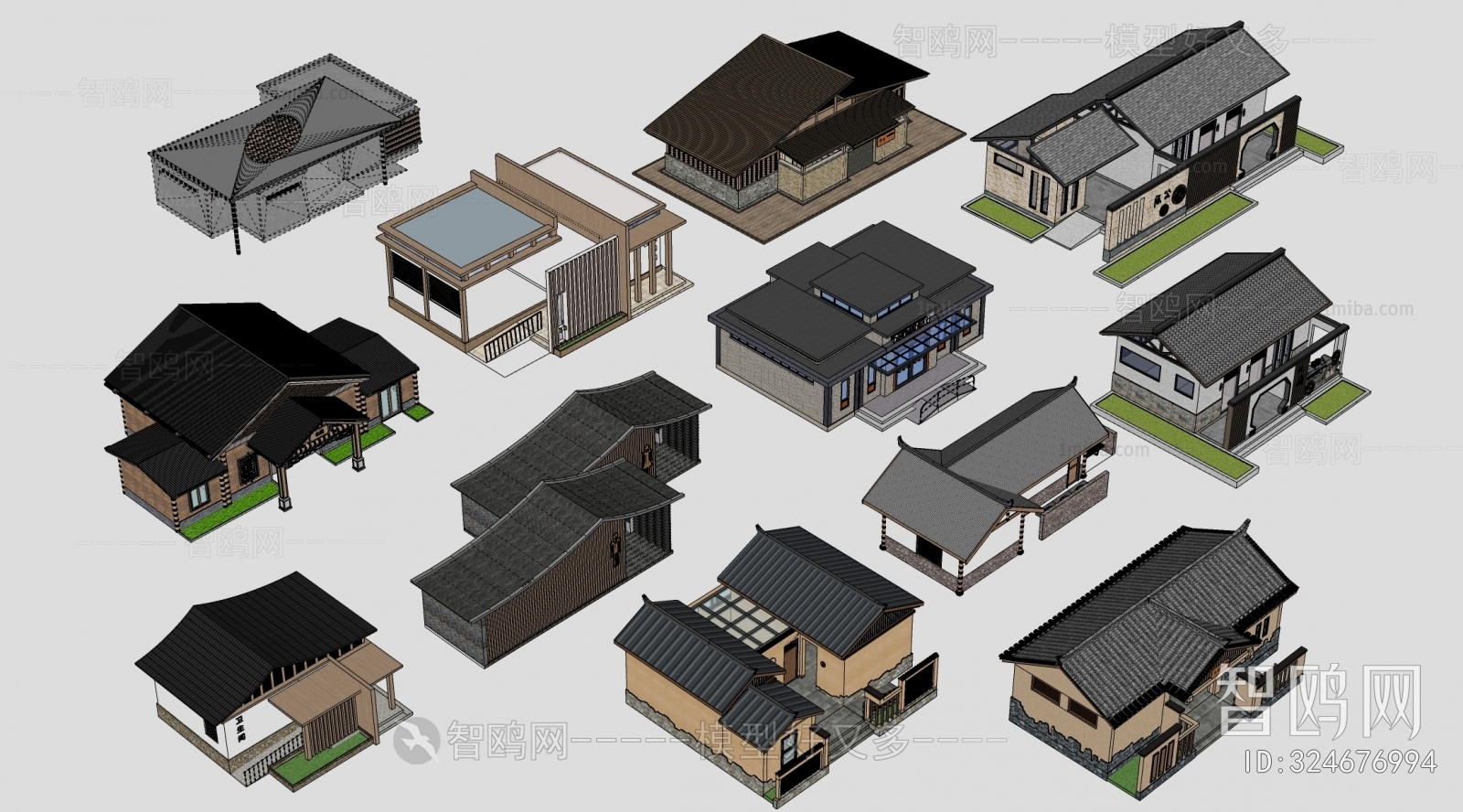 New Chinese Style Public Building