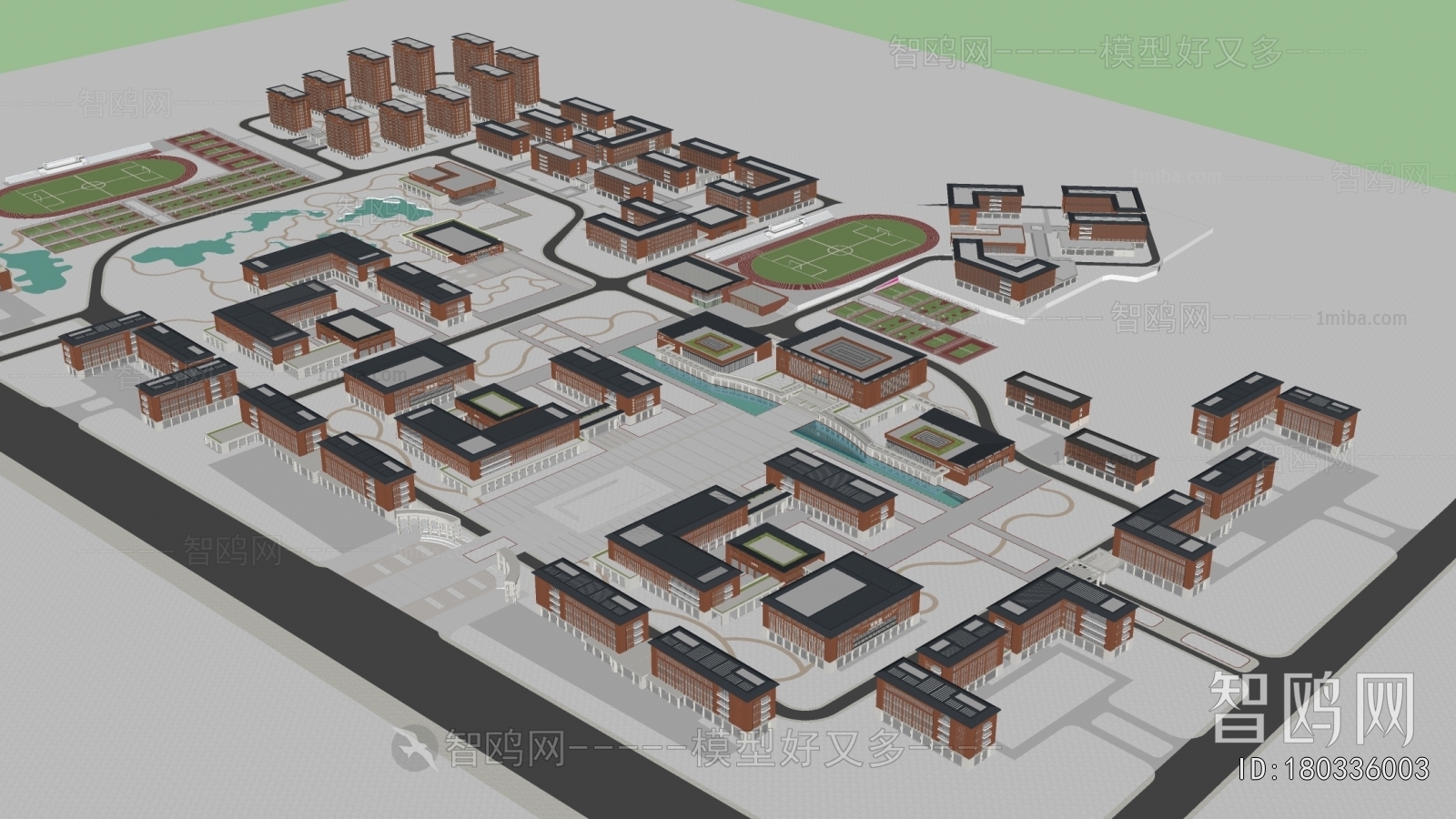 Modern School Building