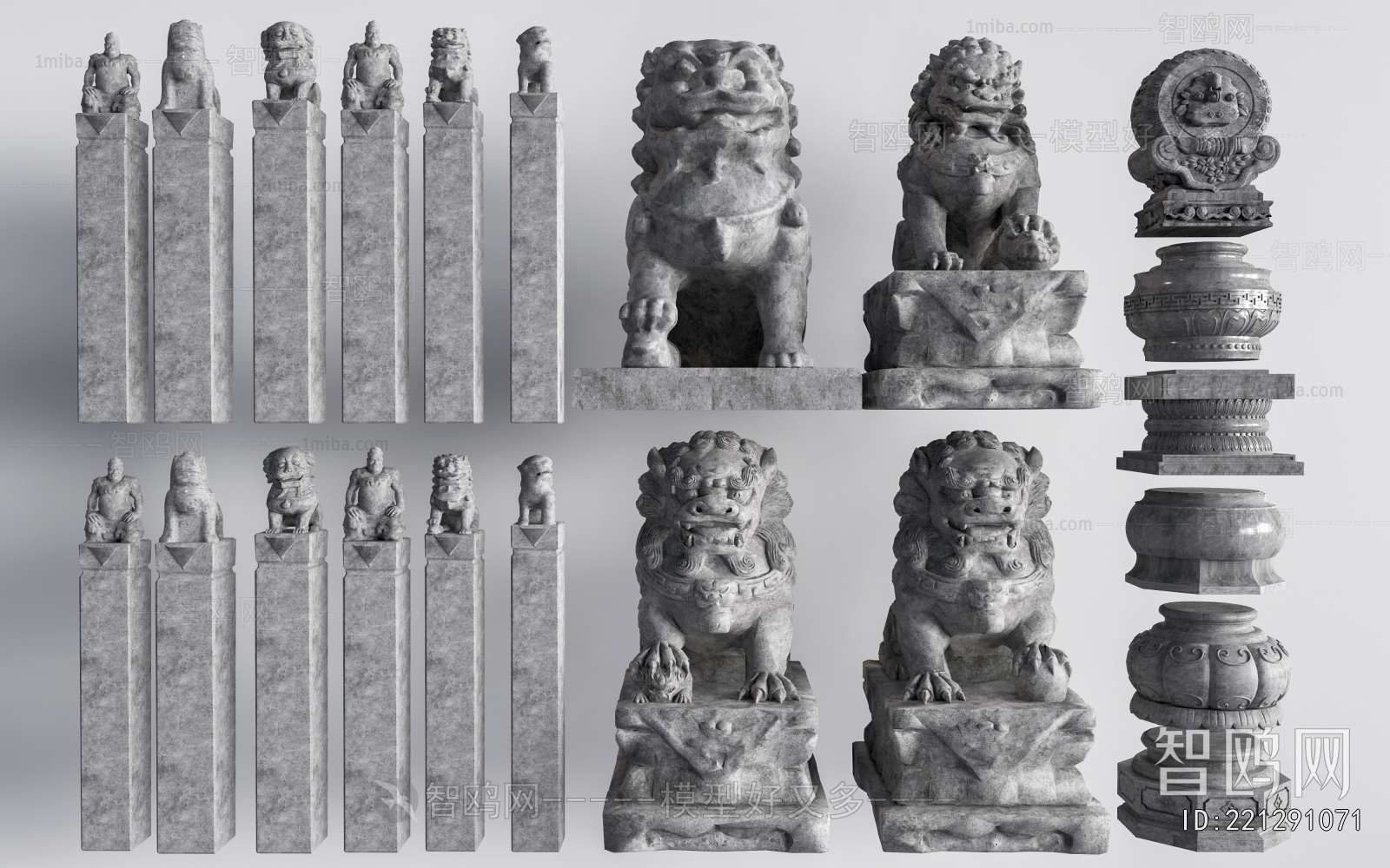 Chinese Style Column