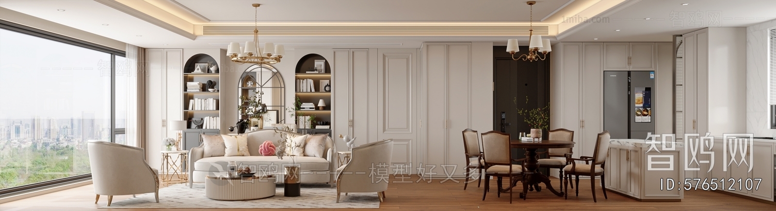 American Style A Living Room