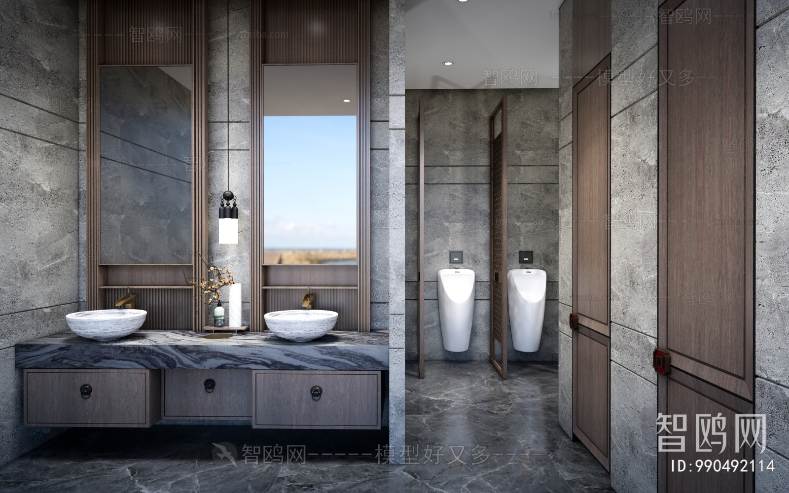 New Chinese Style Public Toilet