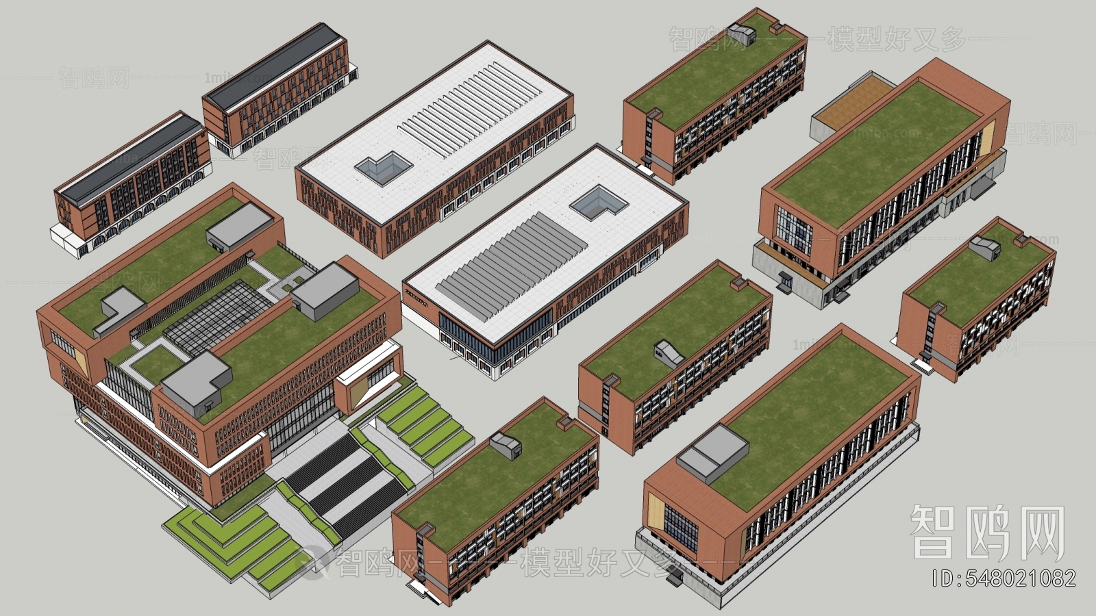 Modern School Building