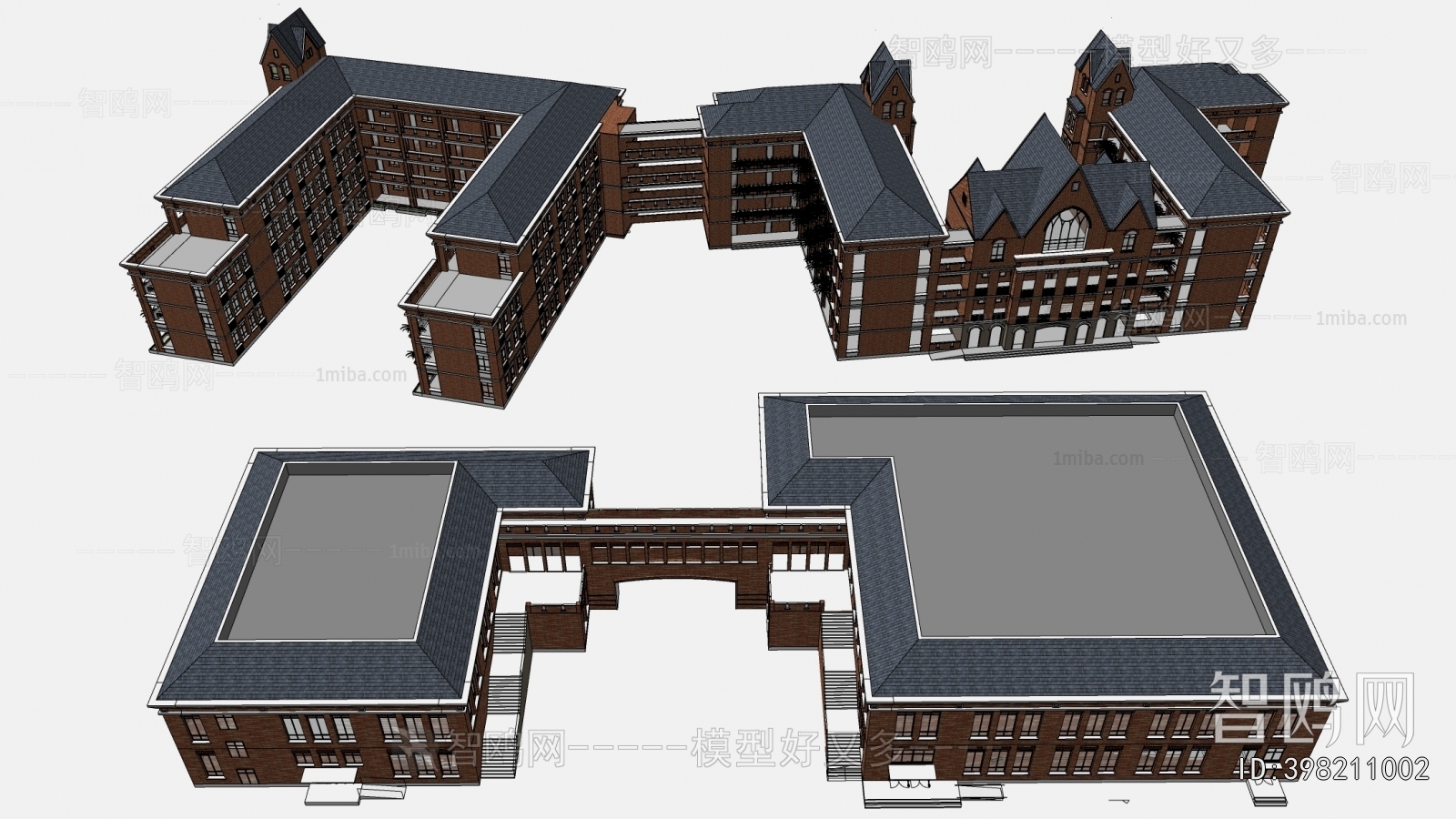 Modern School Building