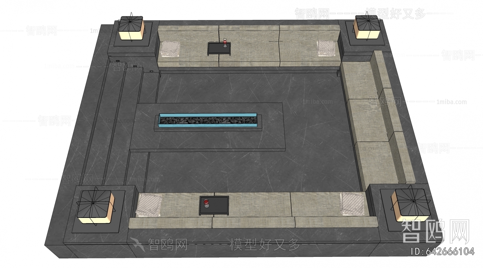 Modern Card Seat Sofa