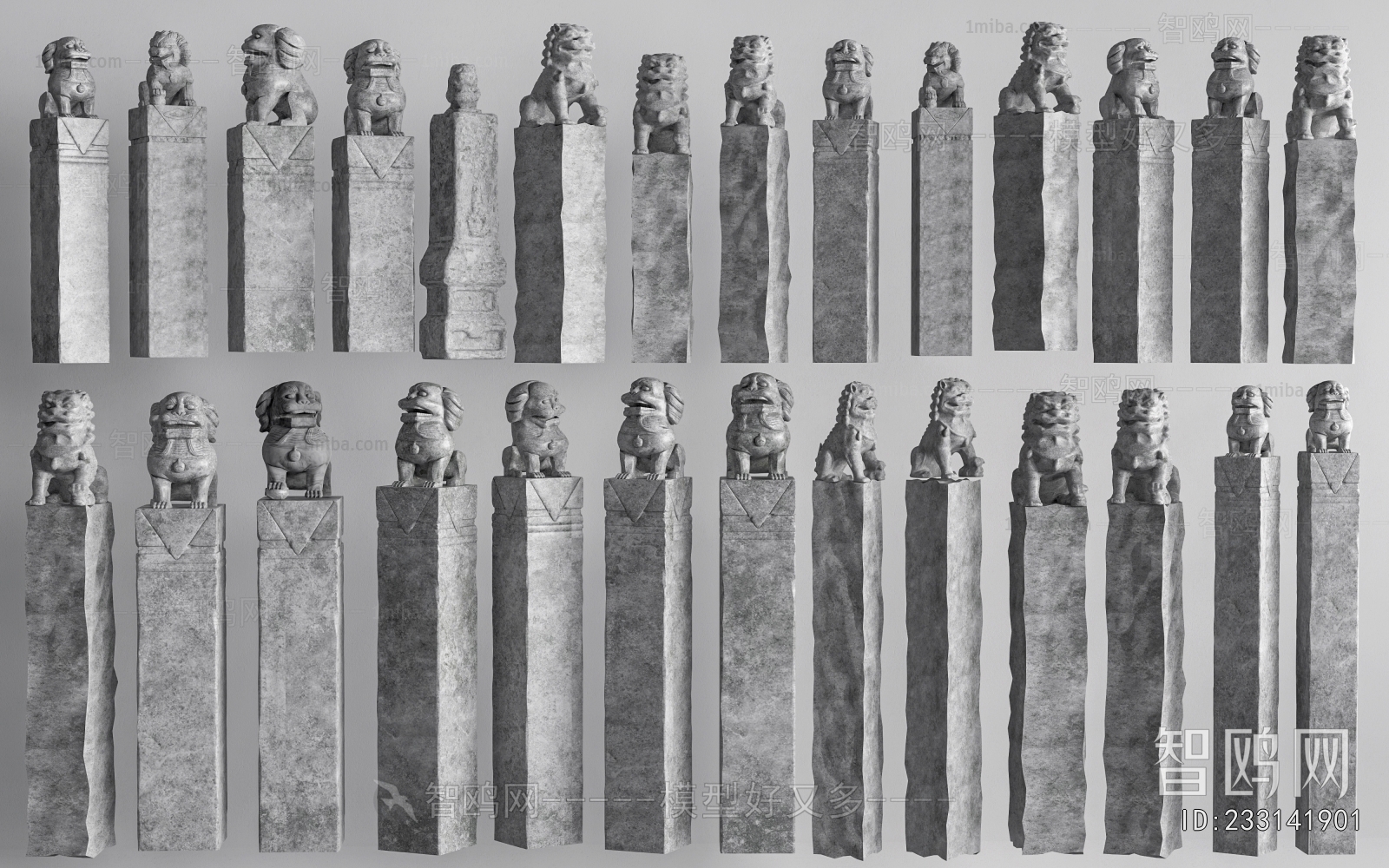 Chinese Style Column