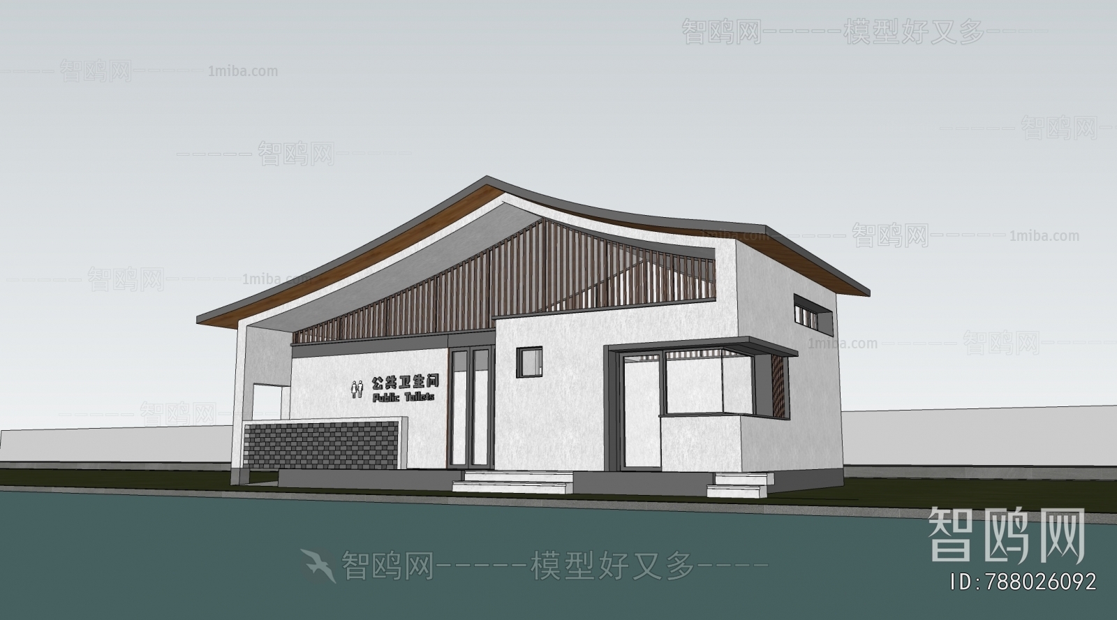 New Chinese Style Public Building