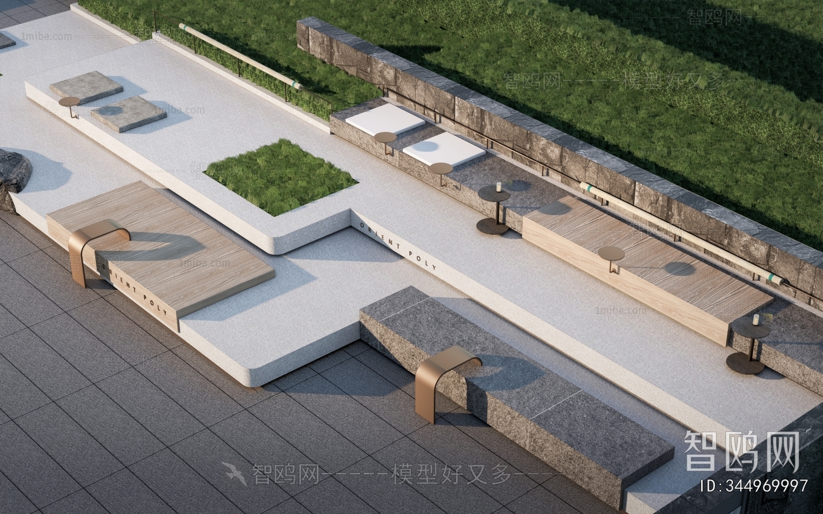 Modern Park Landscape