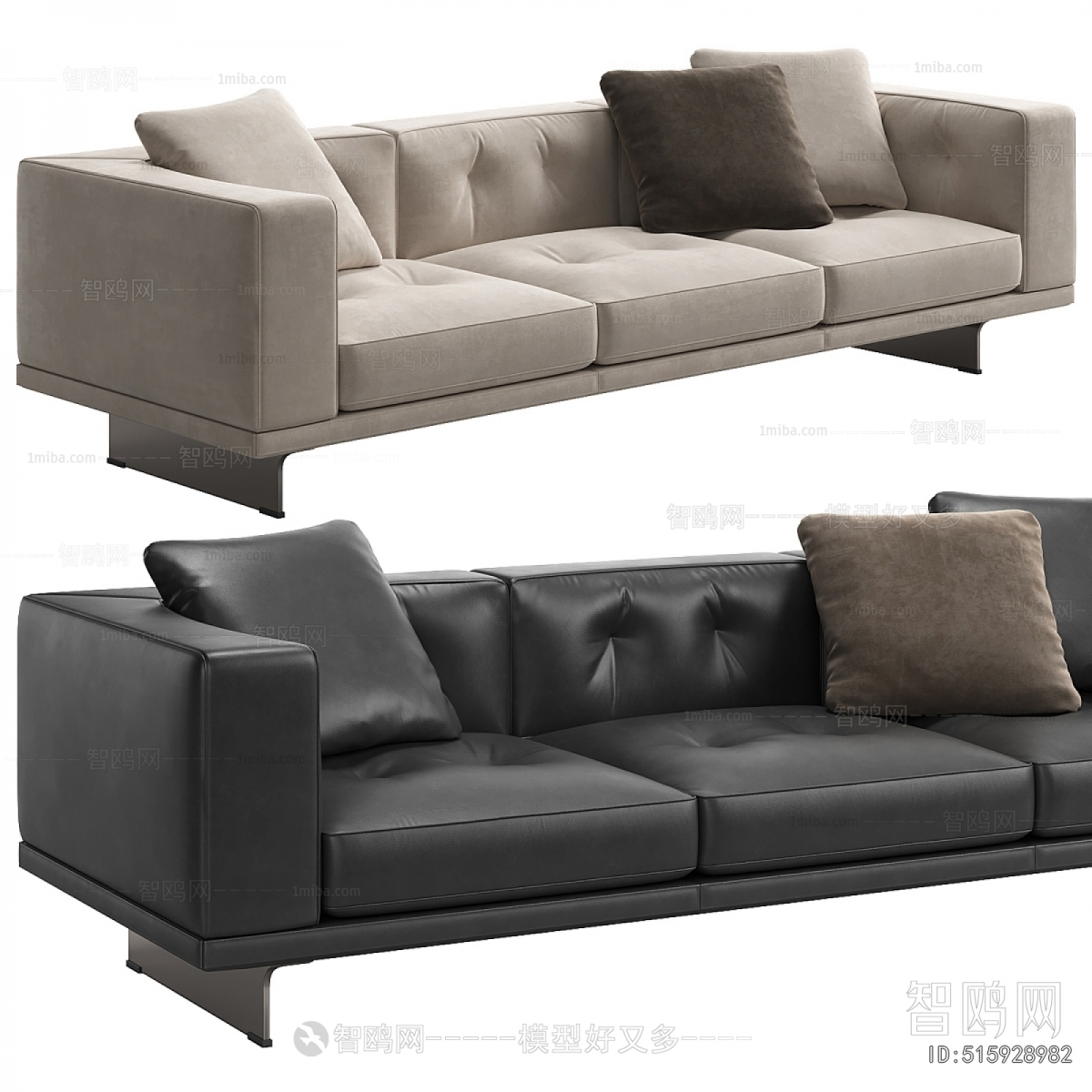 Modern Three-seat Sofa