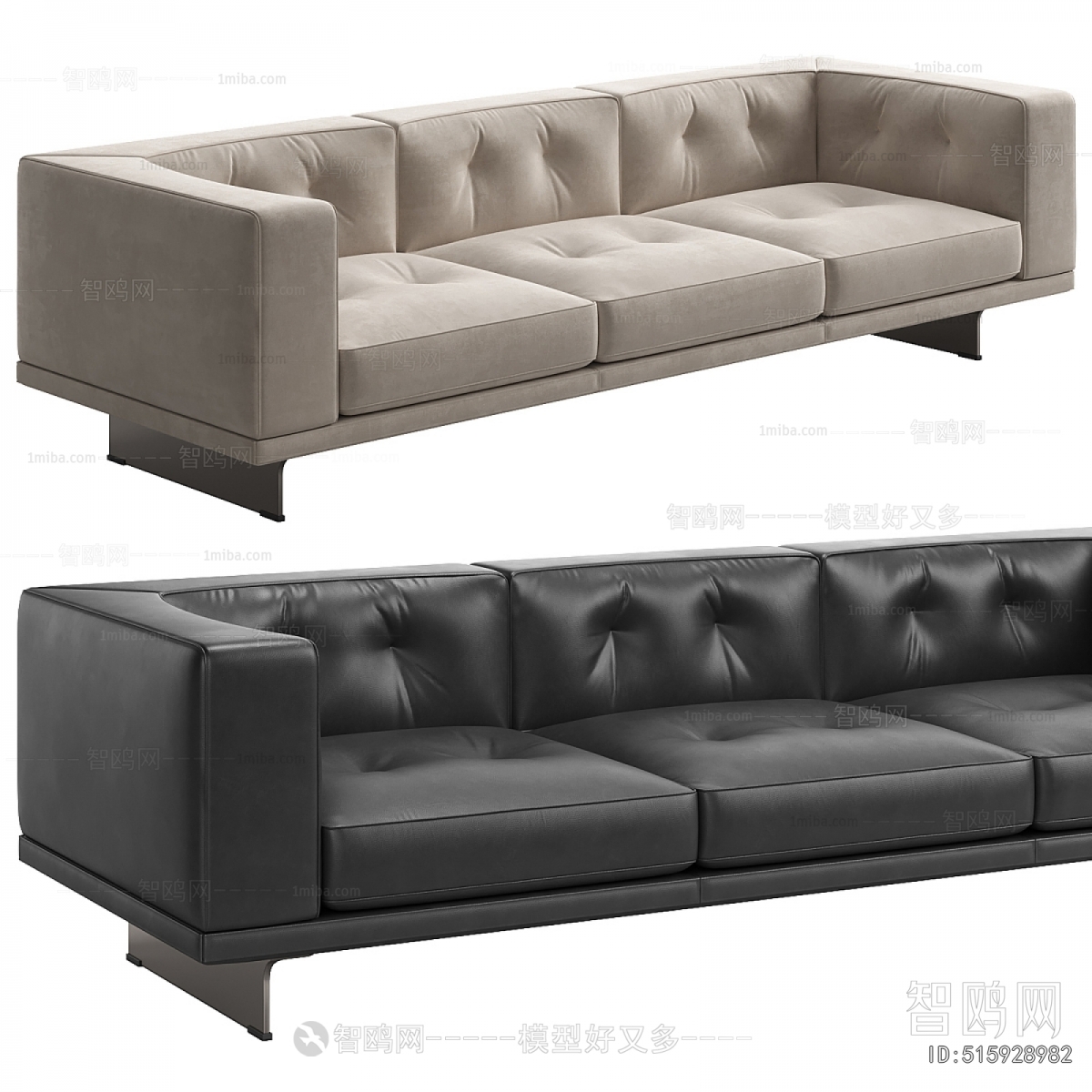 Modern Three-seat Sofa
