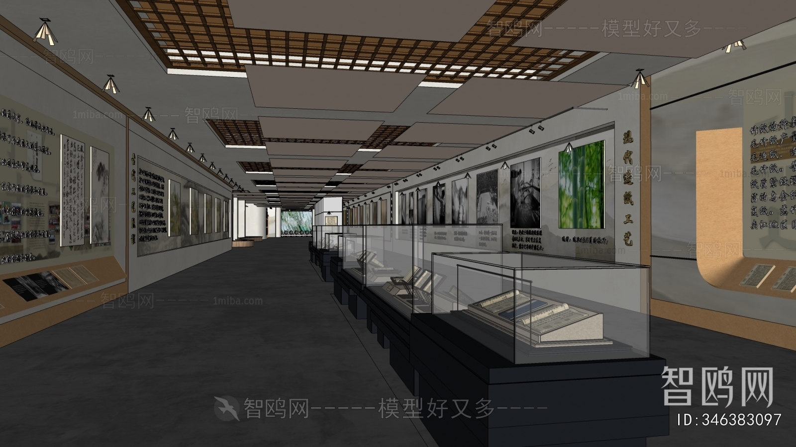 New Chinese Style Exhibition Hall