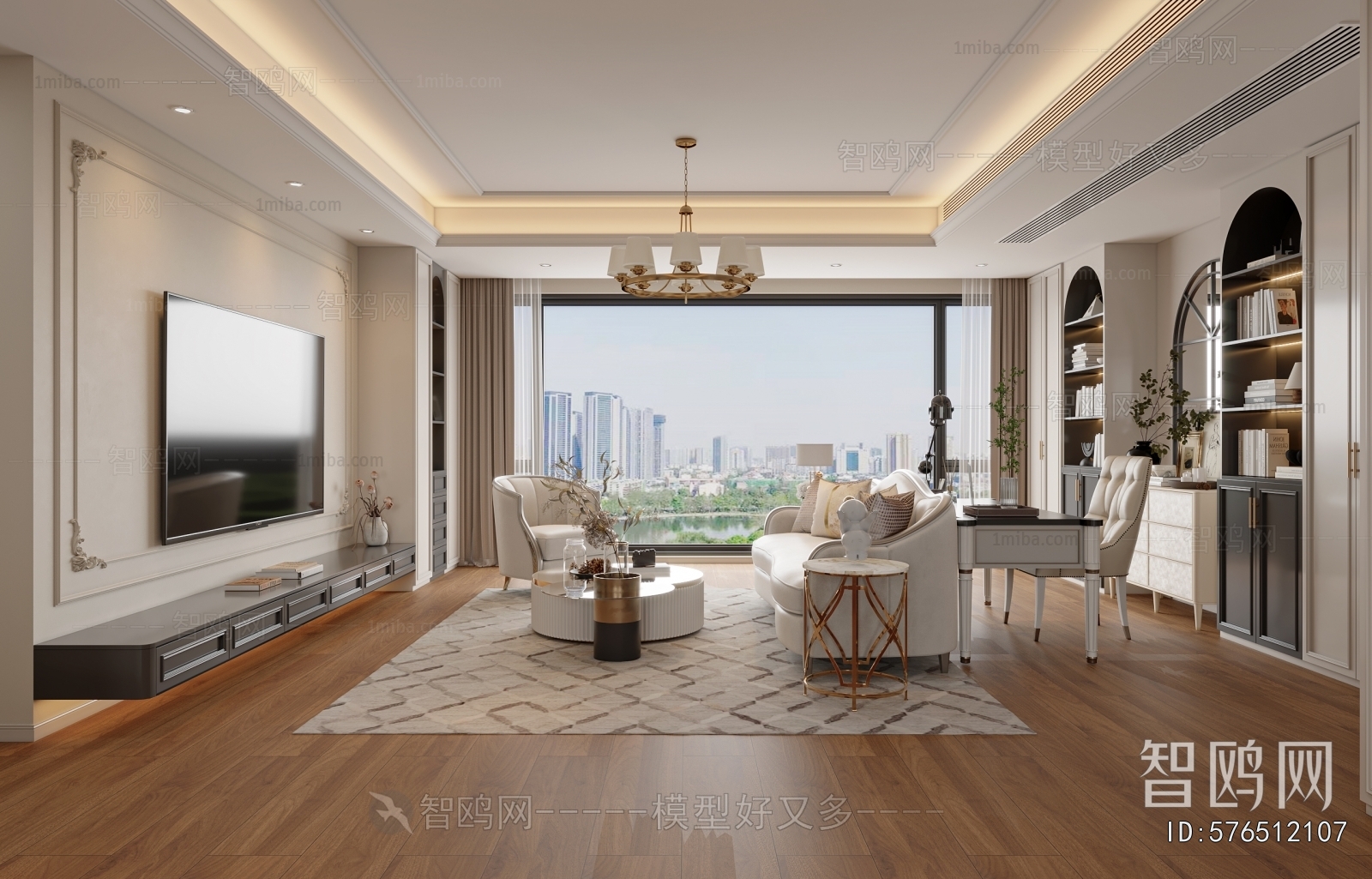 American Style A Living Room