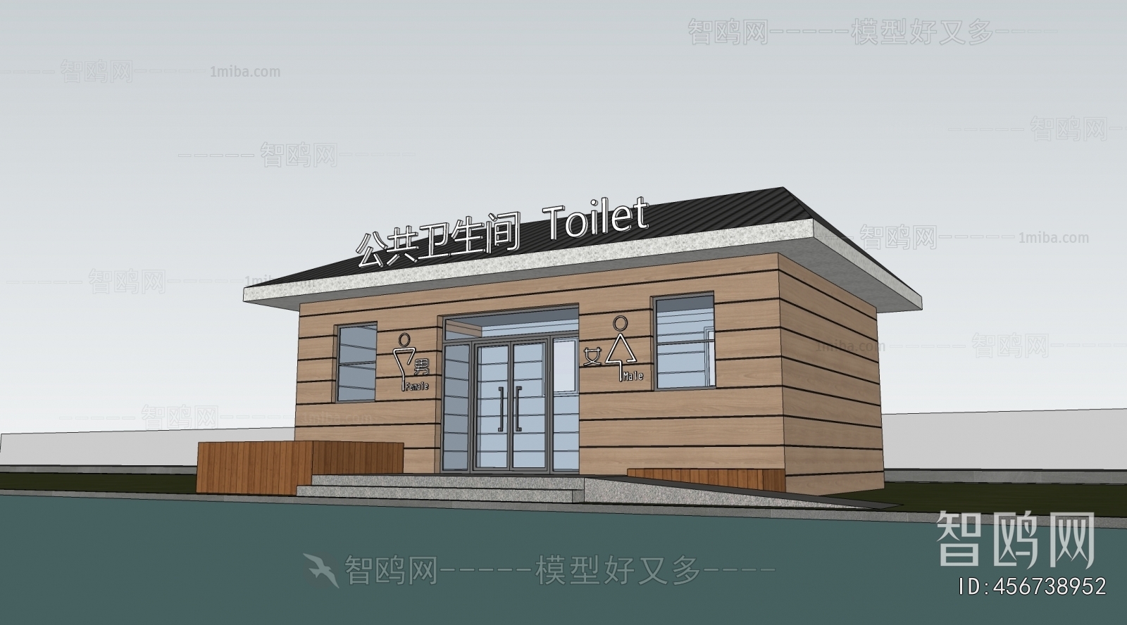 New Chinese Style Public Building