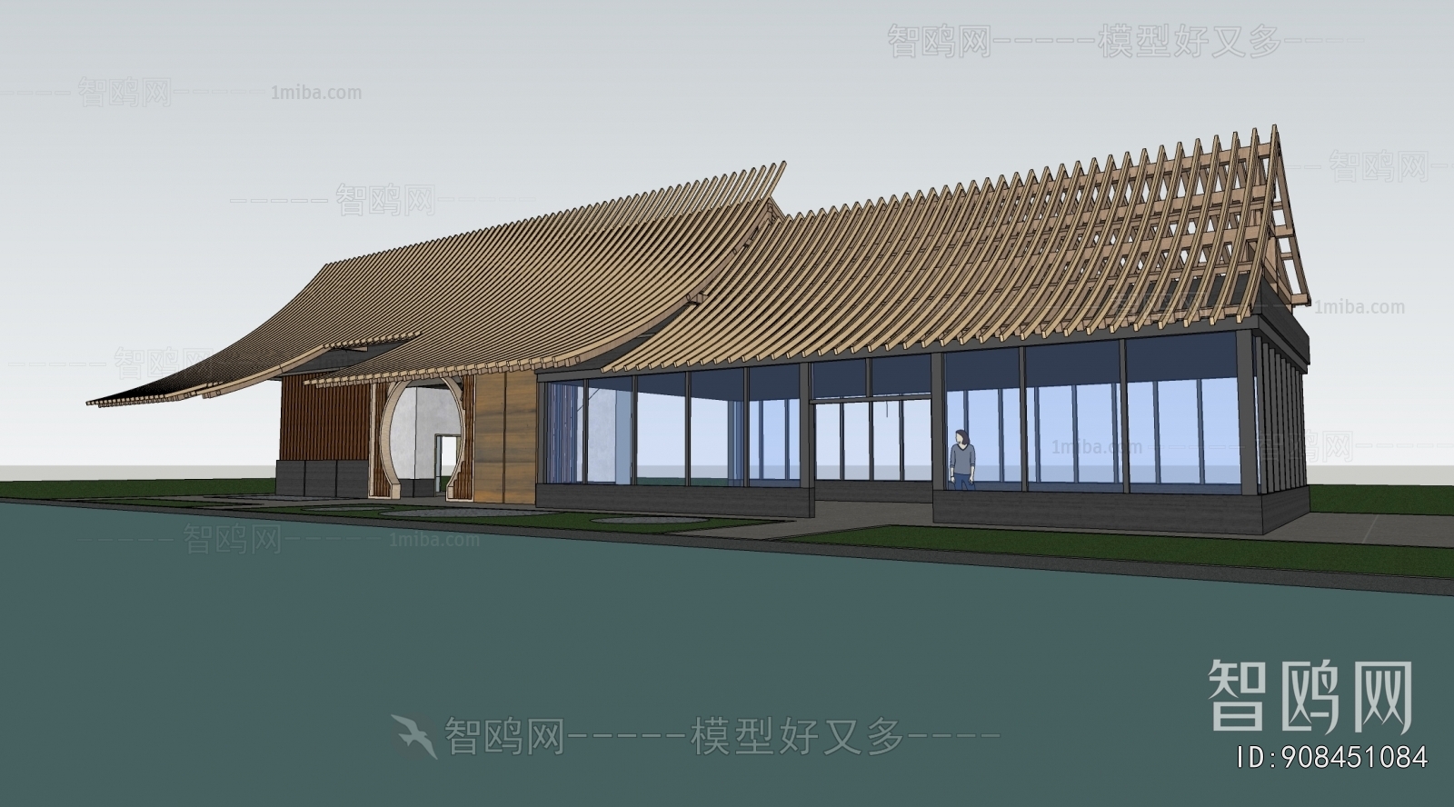 New Chinese Style Public Building