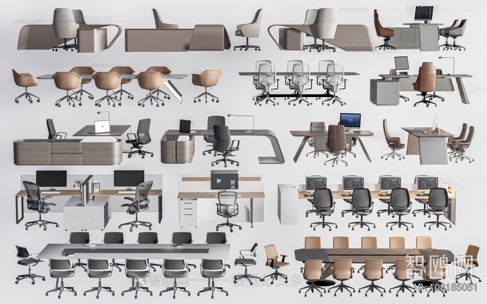 Modern Office Desk And Chair