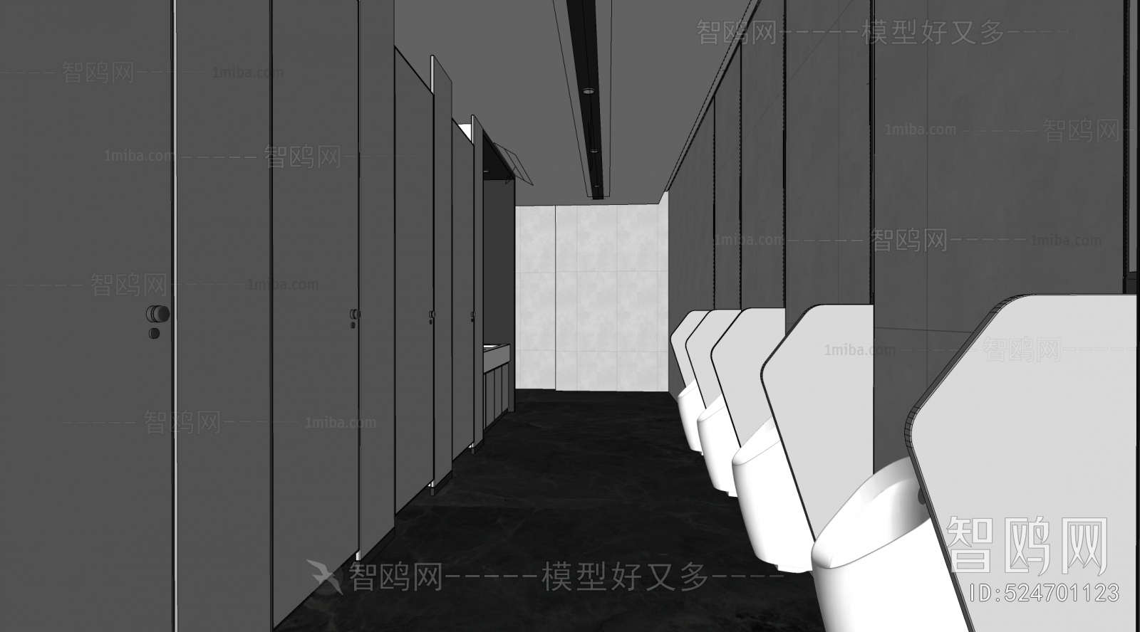 Modern Public Toilet