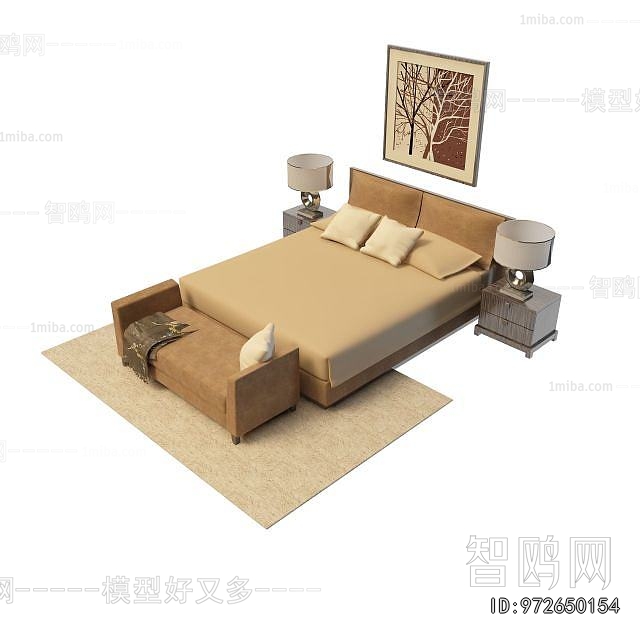 Modern Double Bed