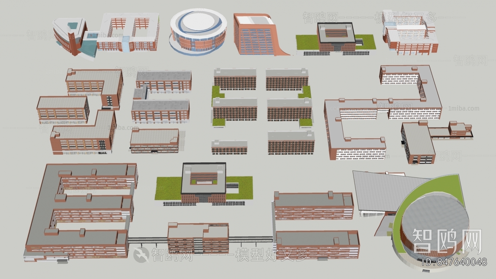 Modern School Building