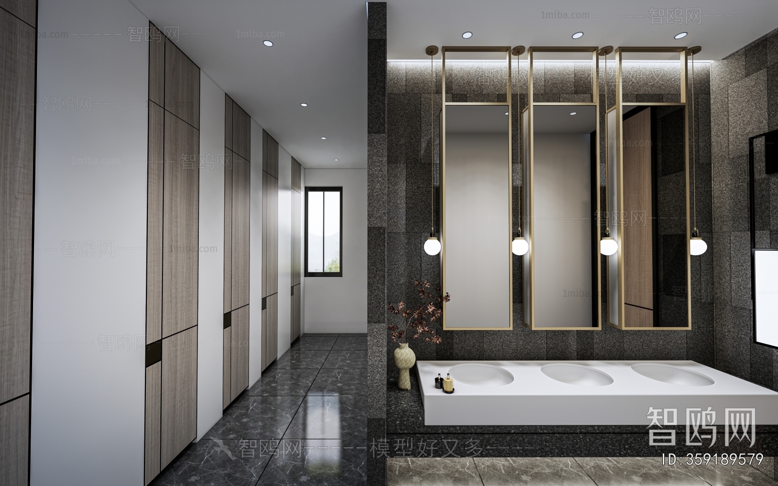 Modern Public Toilet