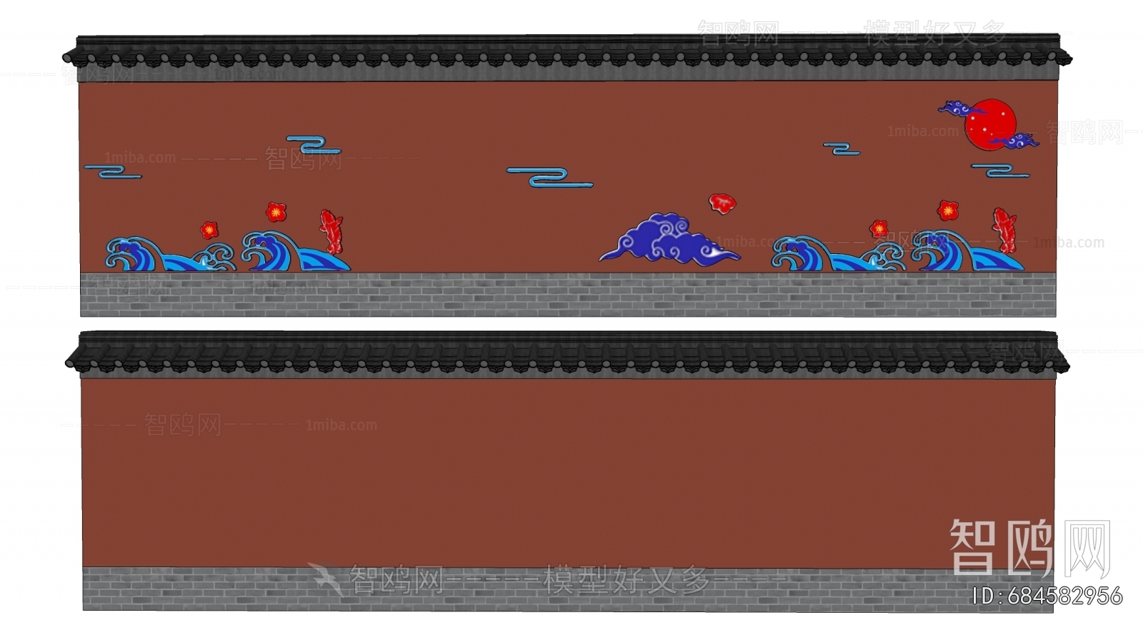 New Chinese Style Landscape Wall