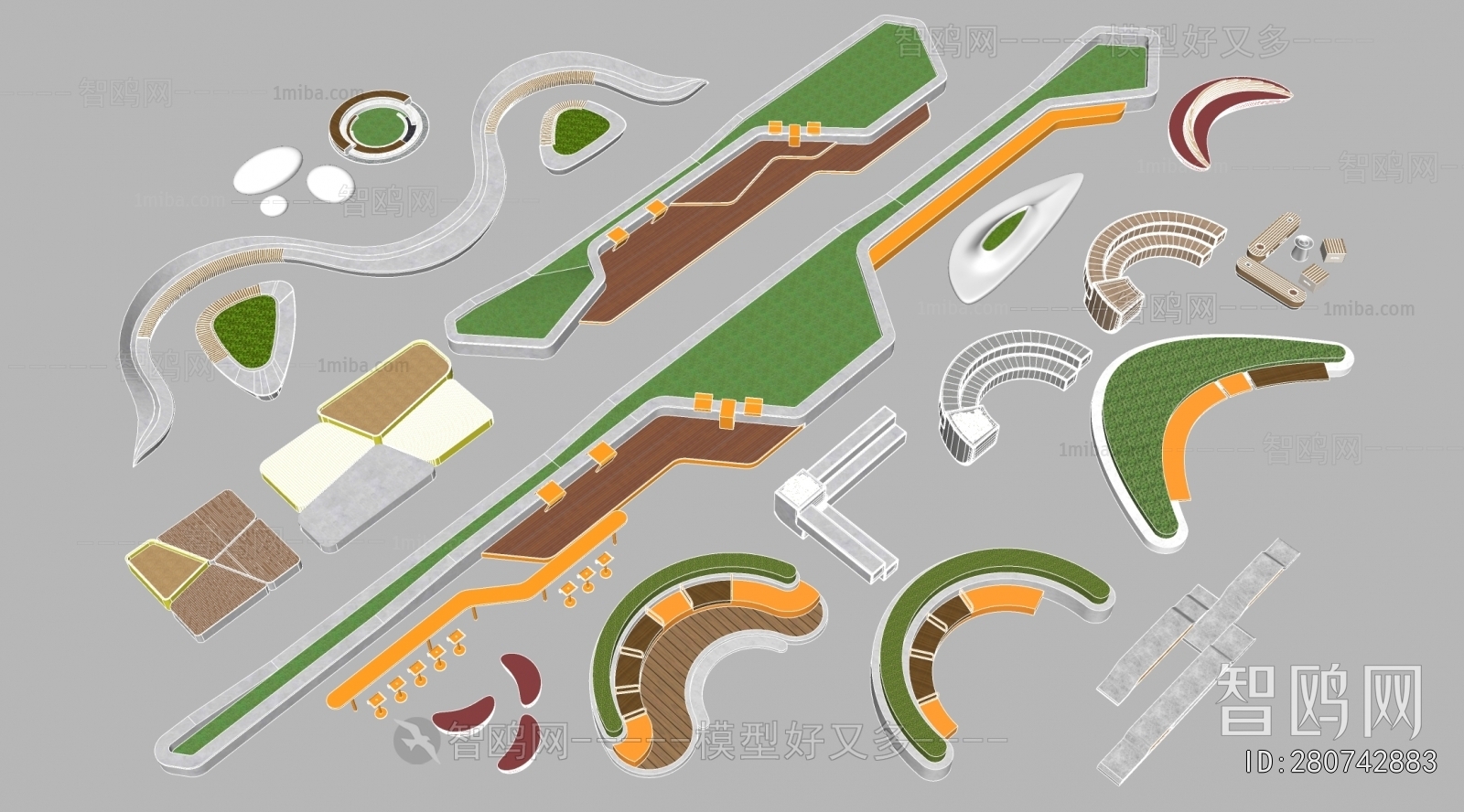 Modern Communal Chair