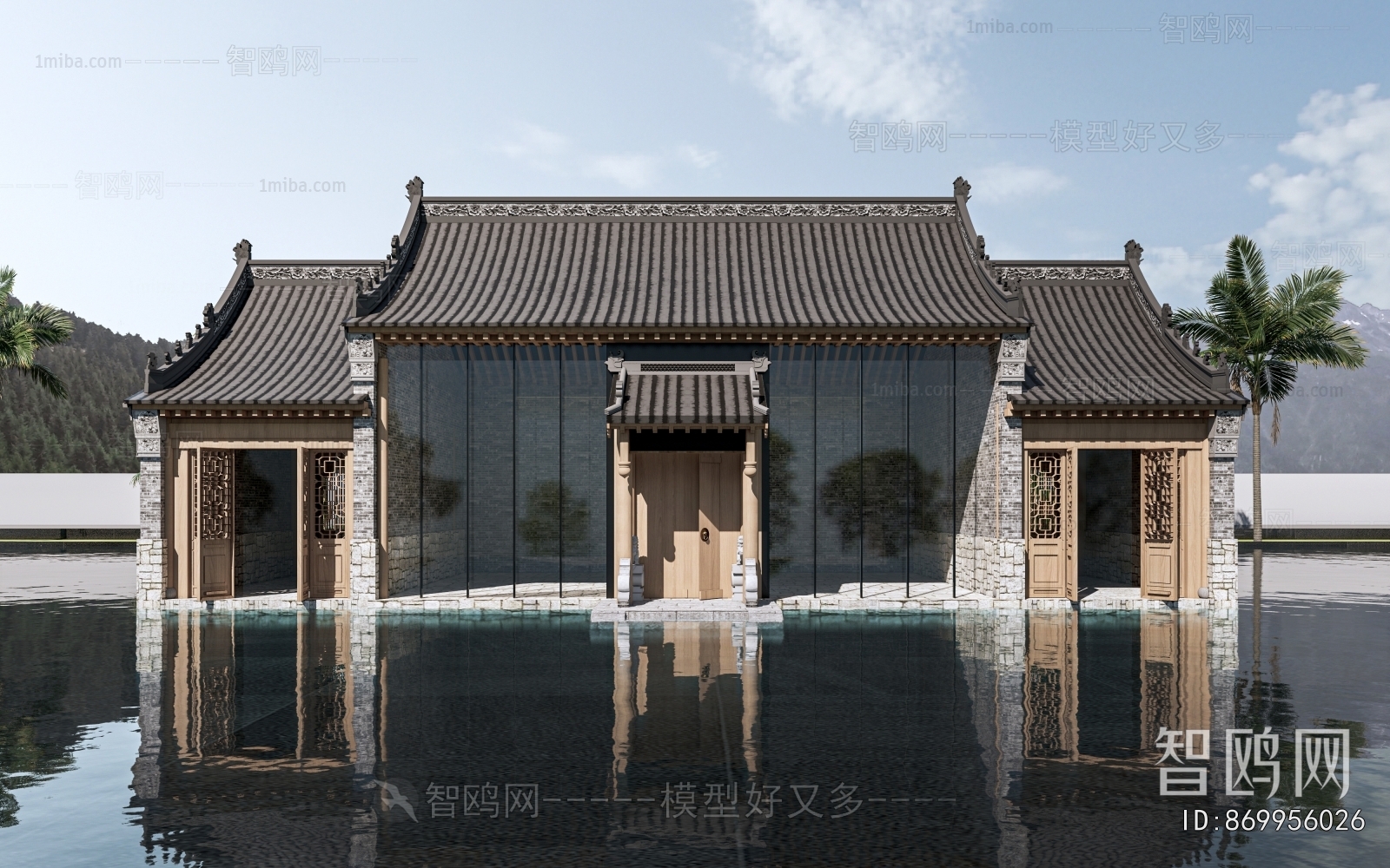 Chinese Style Ancient Architectural Buildings
