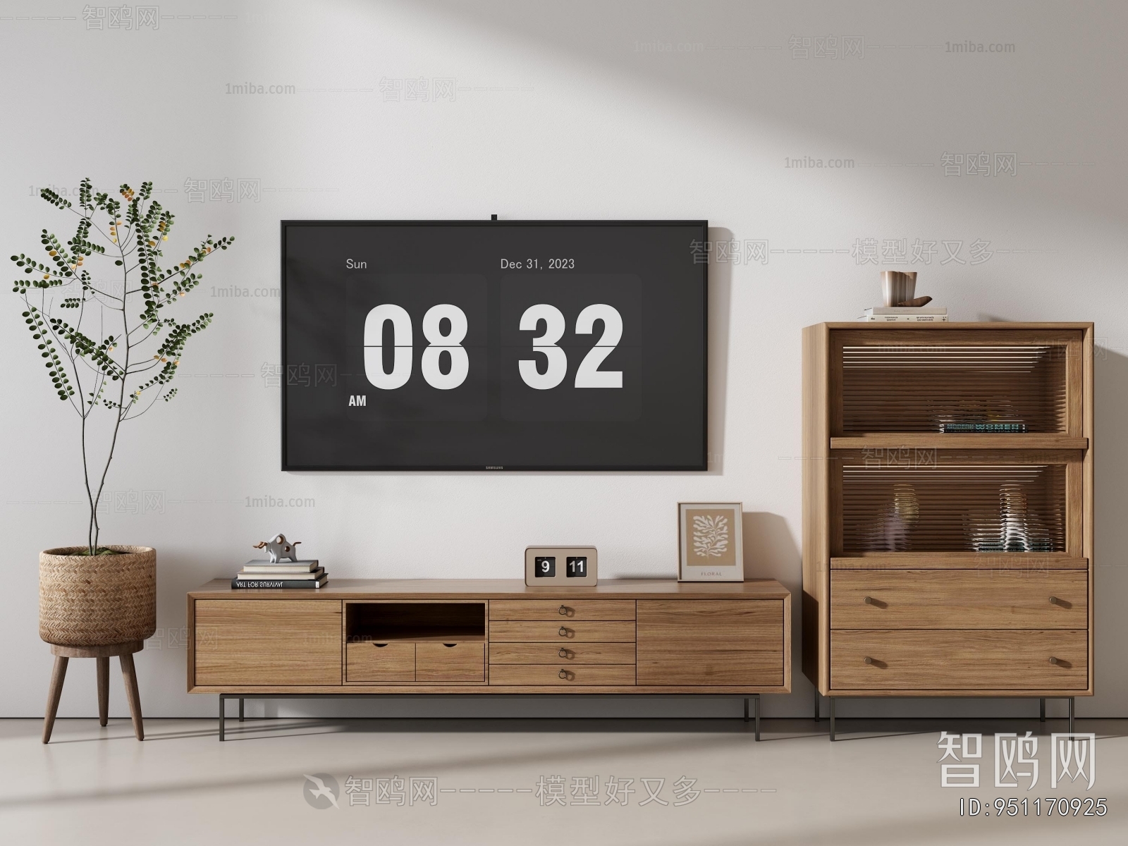 Nordic Style TV Cabinet