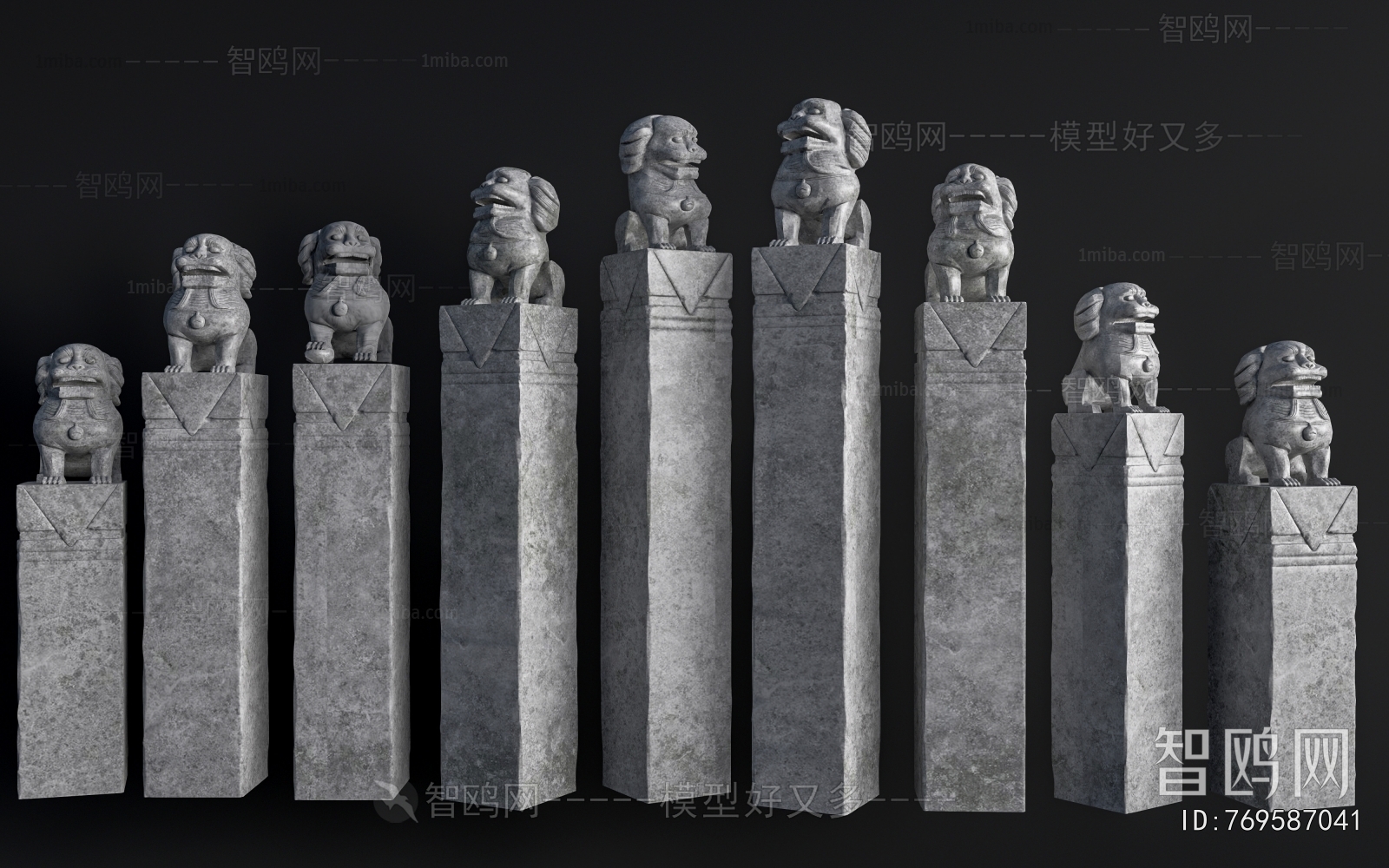 Chinese Style Column