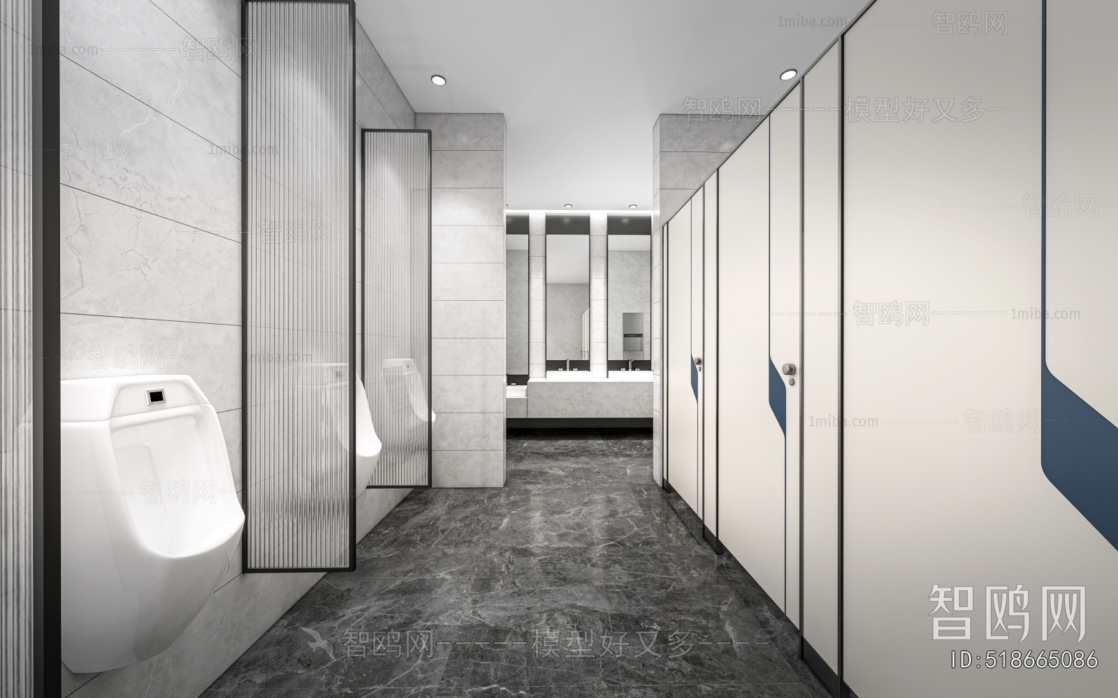 Modern Public Toilet