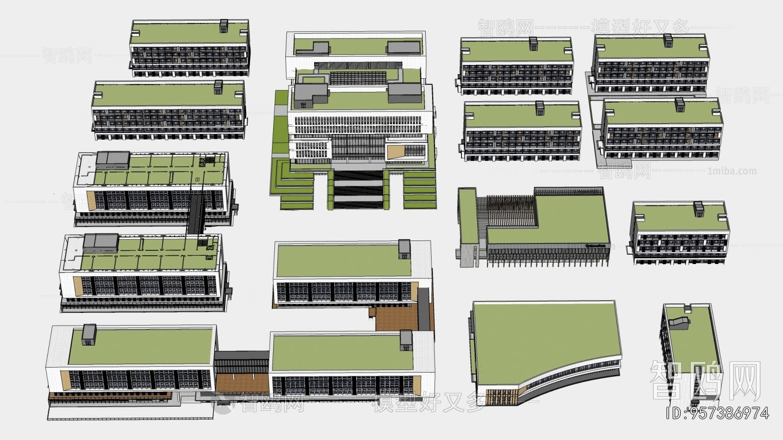 Modern School Building