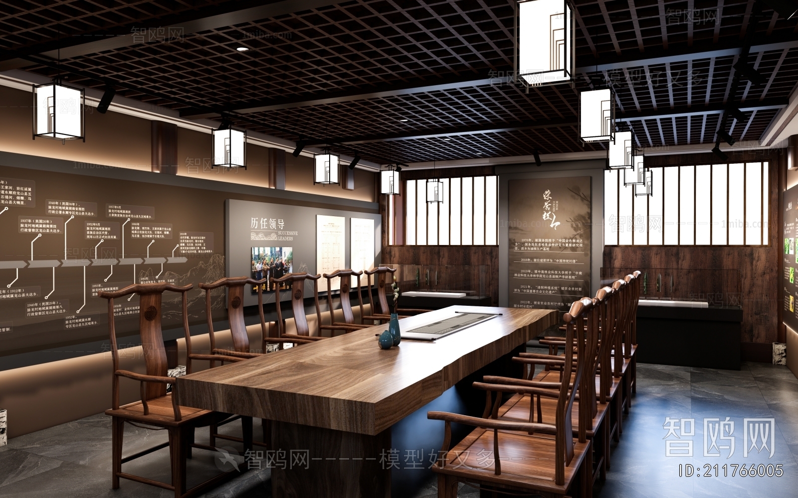 New Chinese Style Exhibition Hall