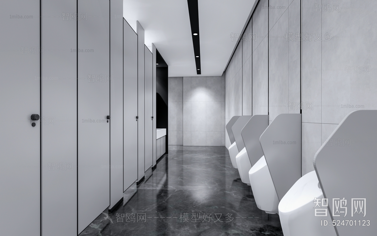 Modern Public Toilet