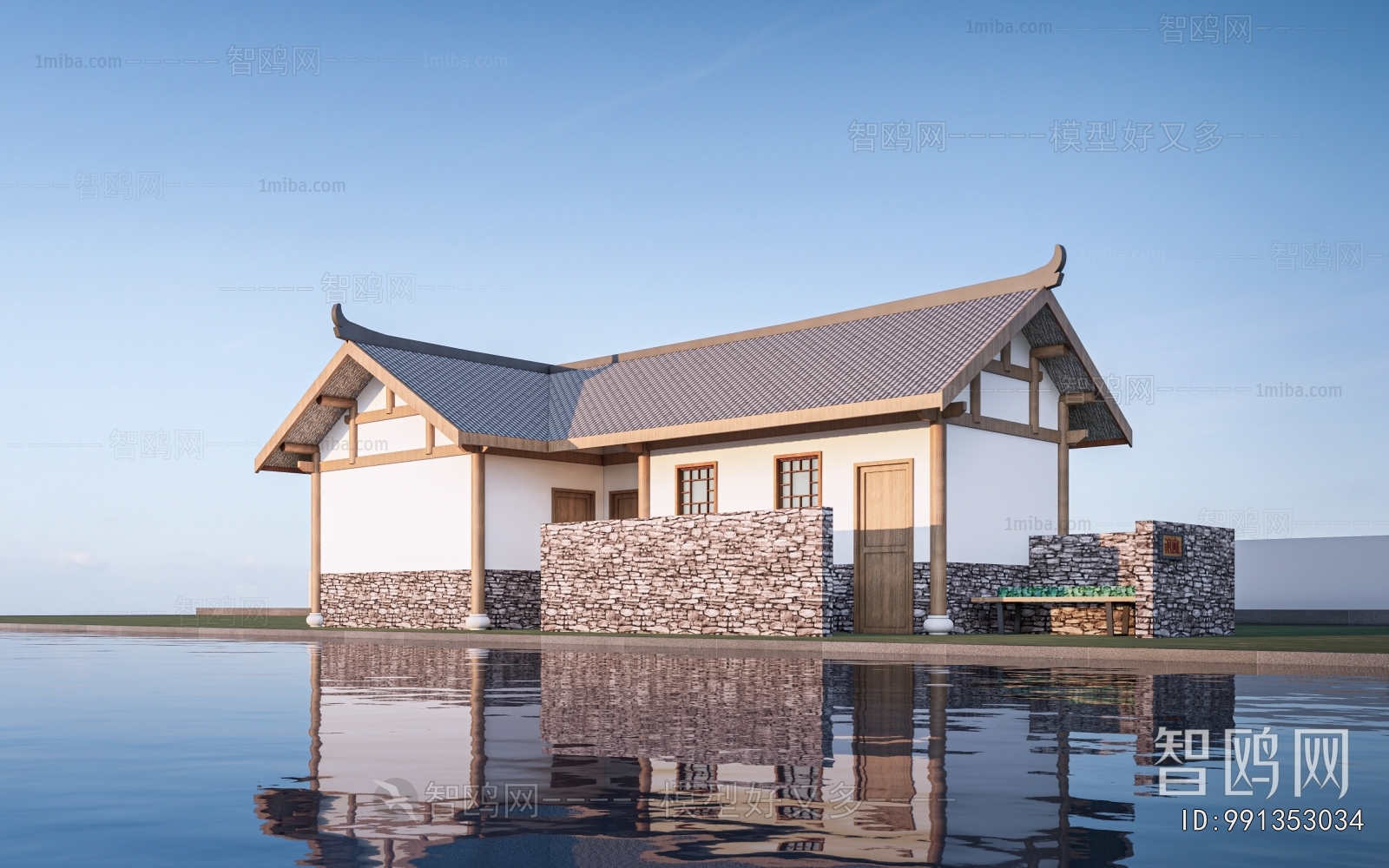 New Chinese Style Public Building