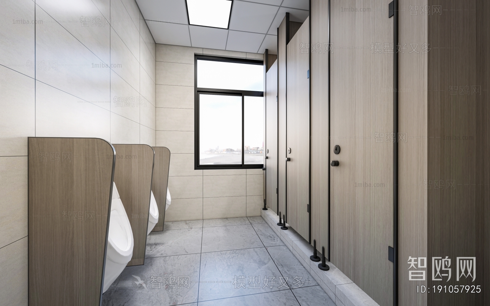 Modern Public Toilet