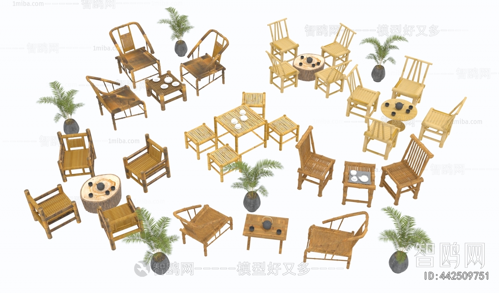 New Chinese Style Lounge Chair