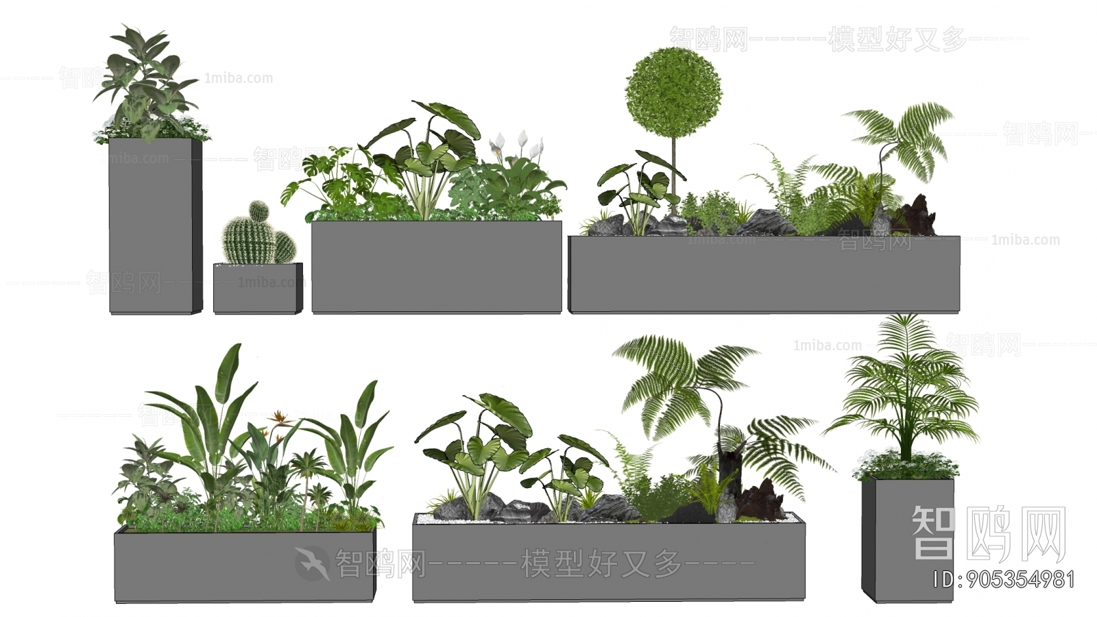 Modern Flower Bed, Flower Bowl, Flower Box