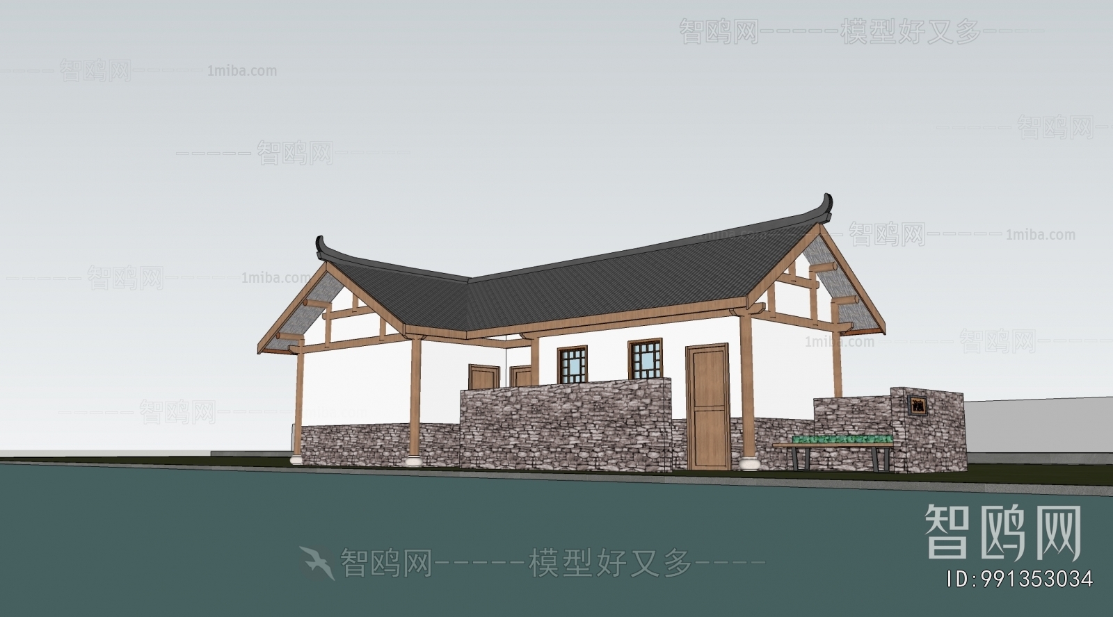 New Chinese Style Public Building