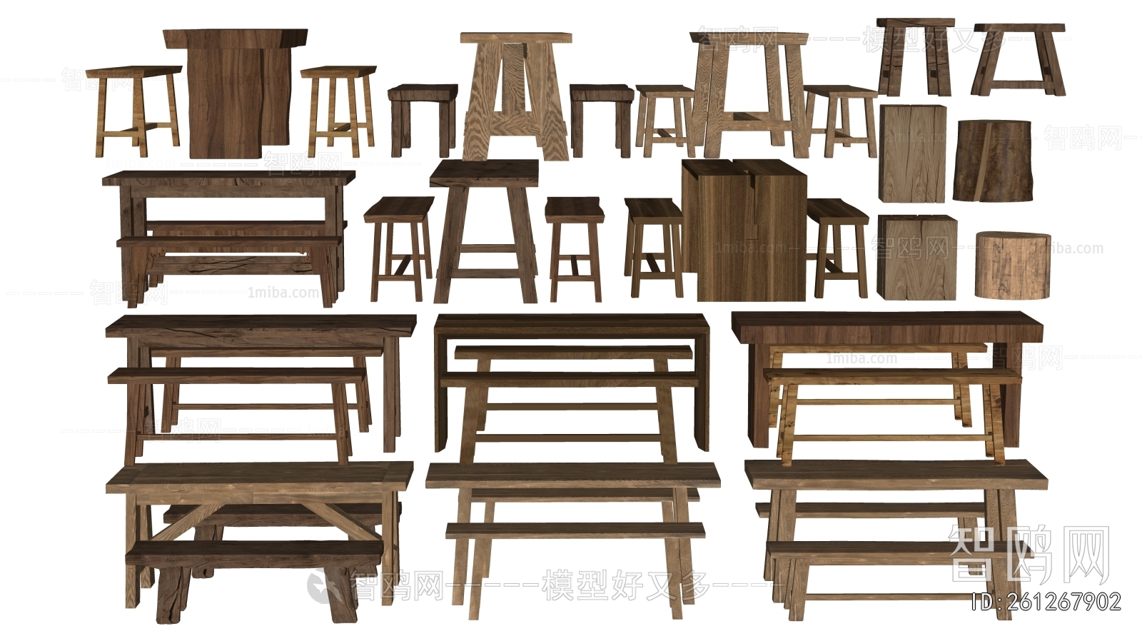 New Chinese Style Wooden Bench Or Stool