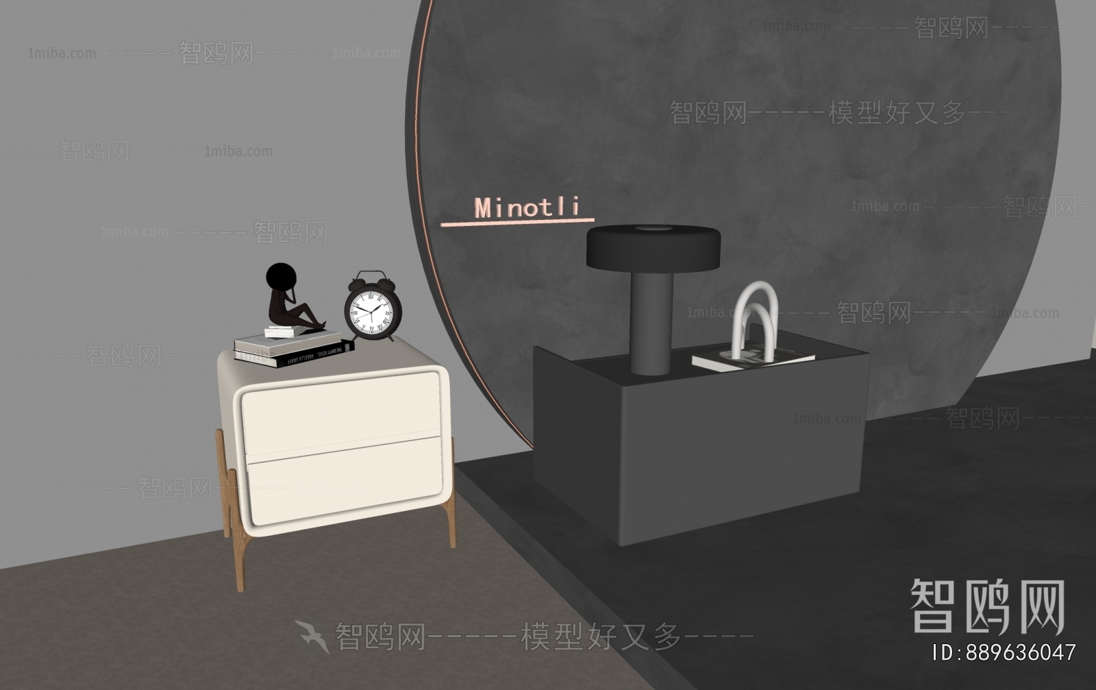 Modern Bedside Cupboard