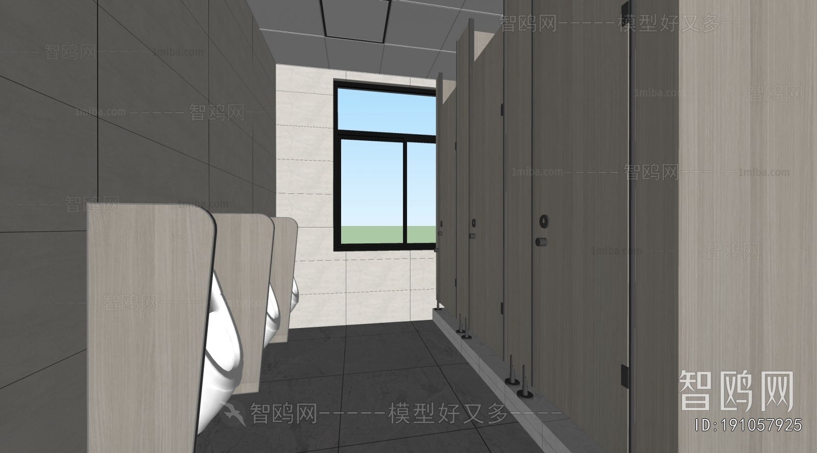 Modern Public Toilet