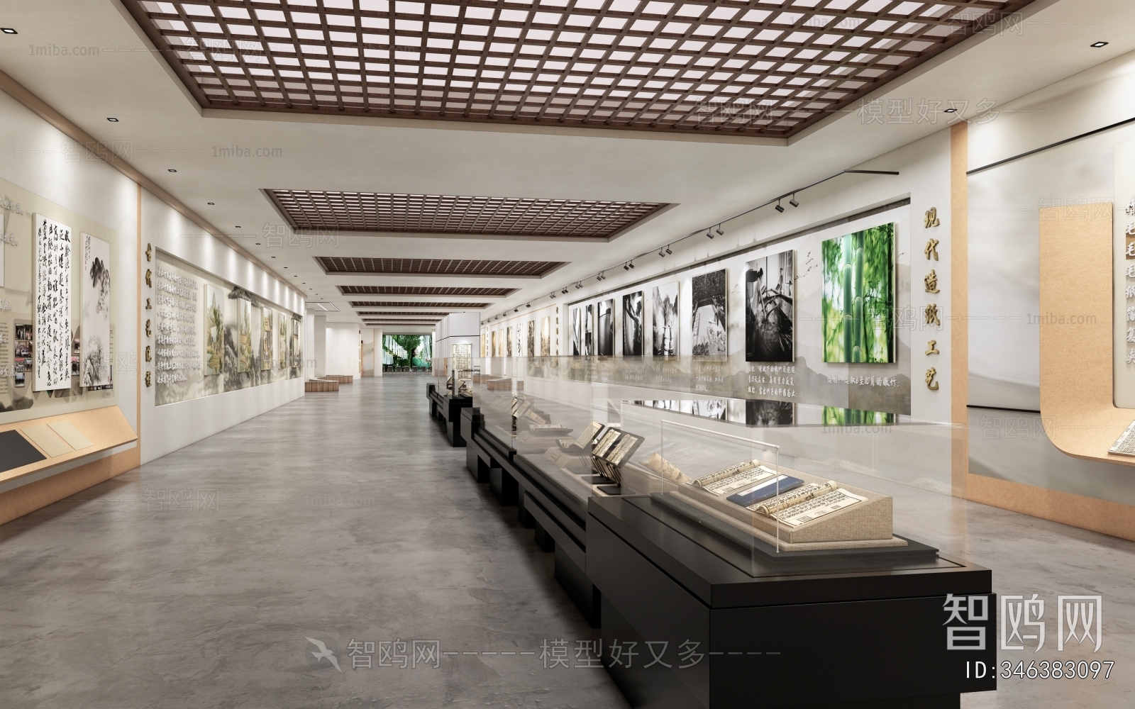 New Chinese Style Exhibition Hall