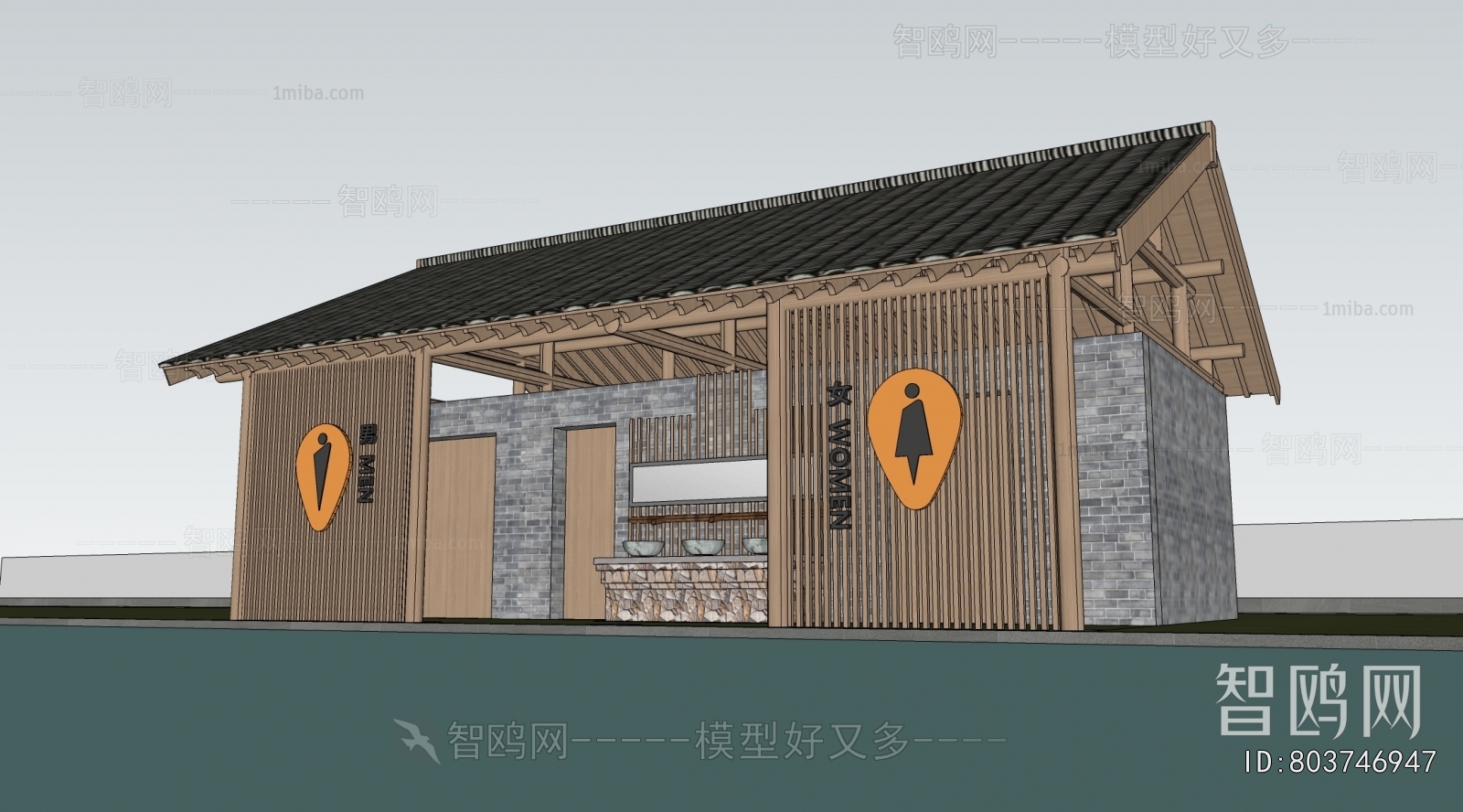 New Chinese Style Public Building