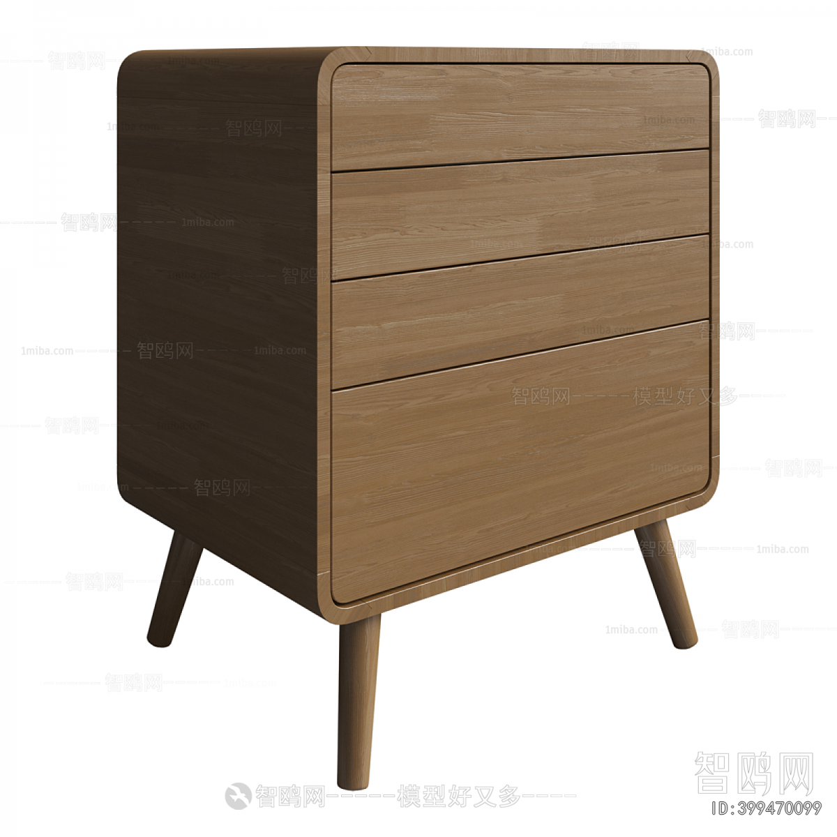 Modern Bedside Cupboard