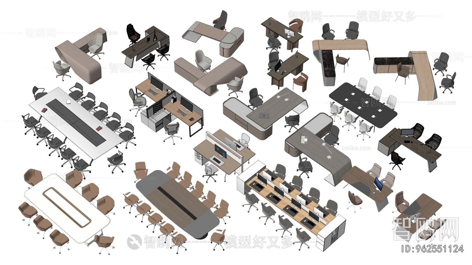 Modern Office Desk And Chair