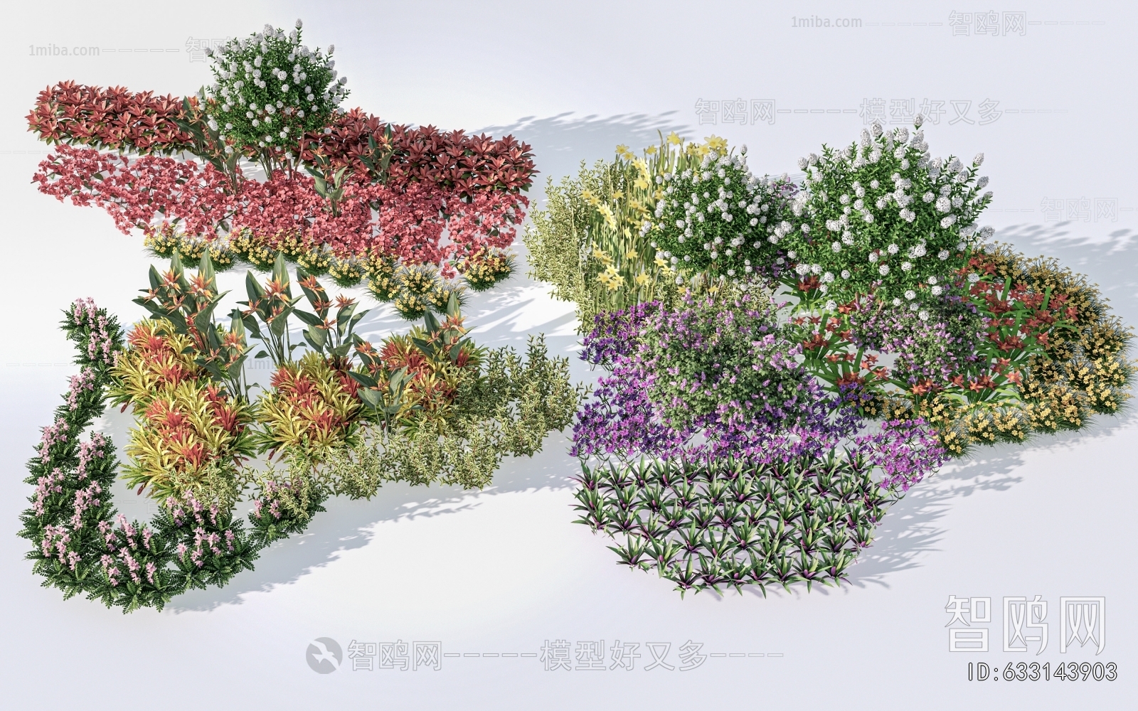Modern Flowers And Grass