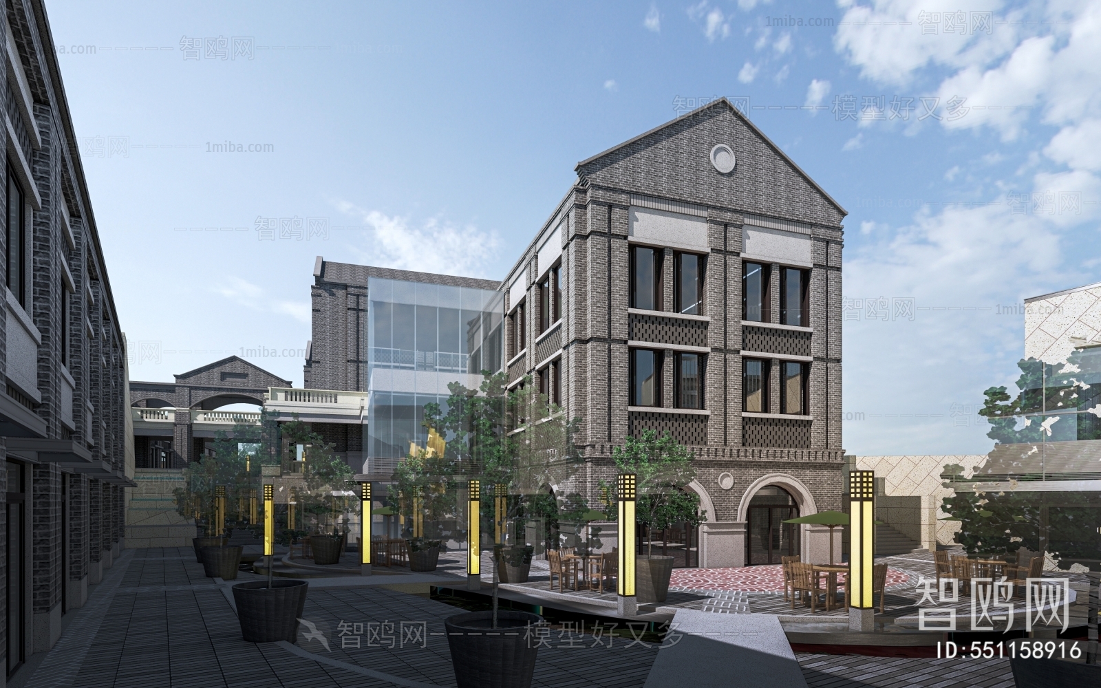 New Chinese Style Commercial Street