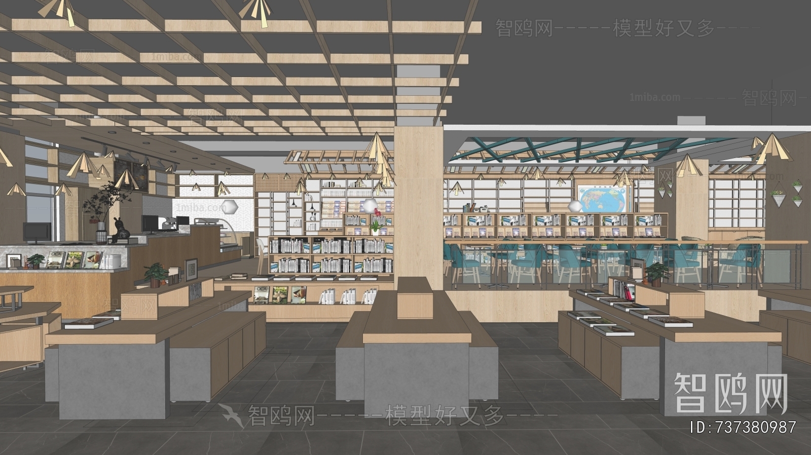 Modern Bookstore Book Bar