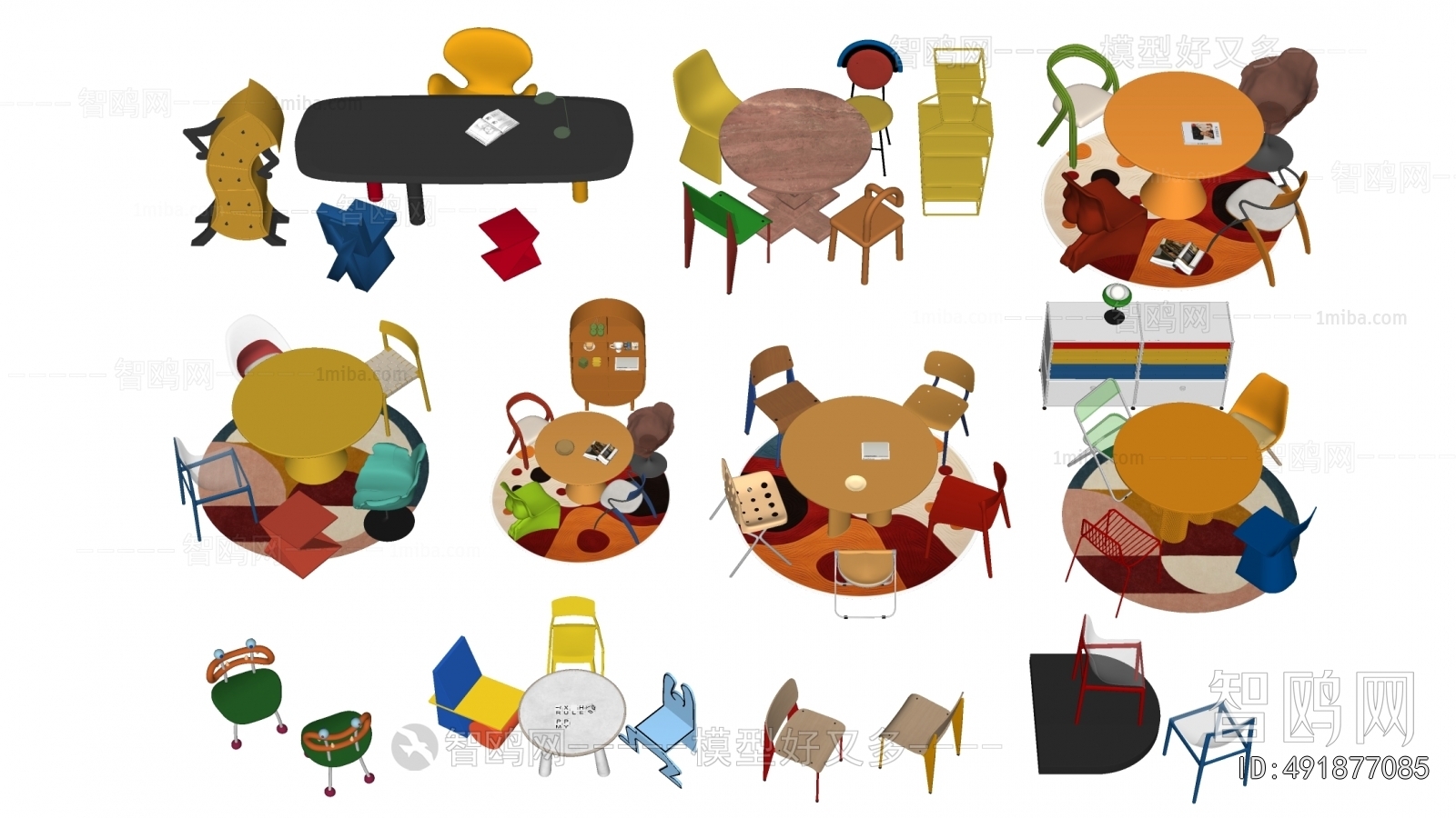 Modern Leisure Table And Chair