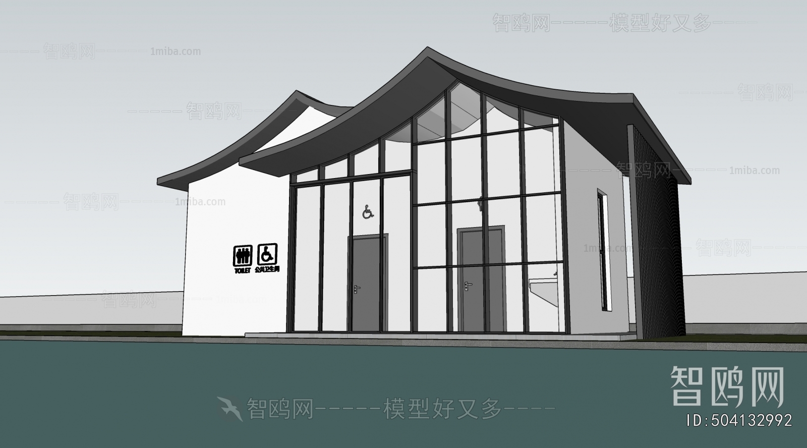 New Chinese Style Public Building