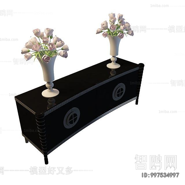 Chinese Style Side Cabinet